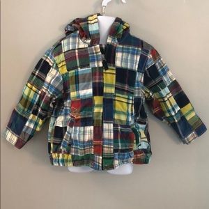 Gap Madras lined spring coat